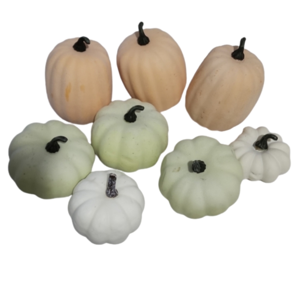 Fall Pumpkin Decoration 8 pack of pumpkins